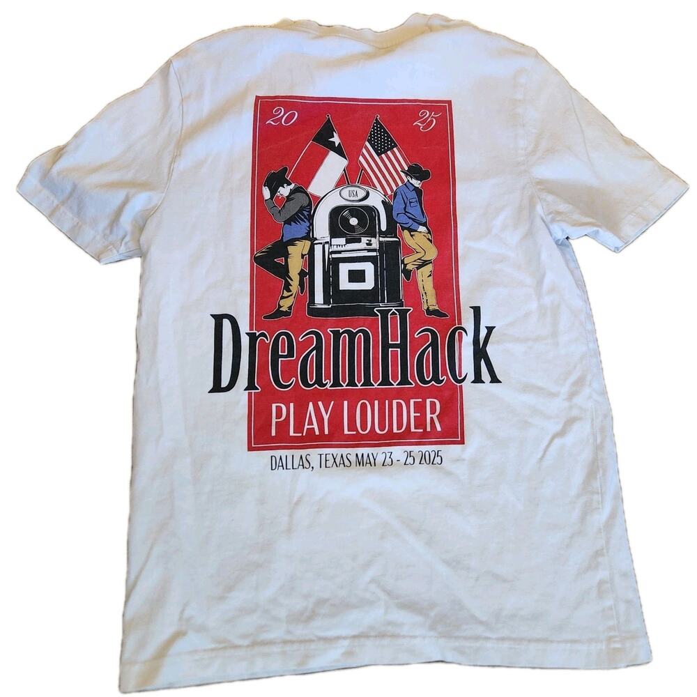 DreamHack T Shirt Sm 2025 Dallas Texas Gaming Festival eSports Twitch ESL EFG